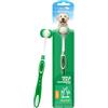 Tropiclean Fresh Breath di TropiClean Spazzolino Triple Flex per Cani di Taglia Grande - Setole a 360°, Facile & Veloce da Utilizzare - Rimuove Placca & Tartaro
