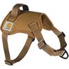 Carhartt Duck, Pettorina antitiro per cani, in nylon, completamente regolabile, con impugnatura per un rapido controllo e dettagli catarifrangenti, marrone, S