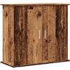 vidaXL Supporto Acquario 81x36x73 cm in Legno Multistrato Legno Antico, Mobile per Acquario, Supporto per Acquario in Legno, mobiletto per Acquario