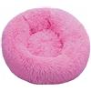 Lukery Cuccia per Cani Cuccia per Gatti, Cuscino Rotondo in Peluche Morbido Lavabile Letto Peluche Antistress Ciambella