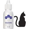 Vet-Service Ozo-Vet |Orecchie Gatto 15ml - Contro Otiti Acute e Croniche di Origine Allergica, Batterica e Micotica