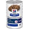 HILL'S PRESCRIPTION DIET Hills Prescription Diet Z/D Ultra Cibo Umido per Cane, Confezione da 12 x 370 gr