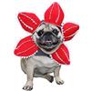 ceepdoogle Costume per cani, copricapo Demogorgon per animali domestici, cappello spaventoso con design floreale, cappello per Halloween per gatto e cane, grazioso cappello per cosplay fai da te,