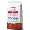 Generico Monge Extra Small Cane Adulti Agnello 2,5kg, alimento completo per cani adulti di taglia piccola, gusto AGNELLO 2,5kg.