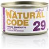 NATURAL CODE 29 TONNO E PROSCIUTTO IN JELLY. 85GR