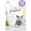 Cat&Rina lettiera vegetale per gatti al tofu da 5,5l. Si smaltisce nell'organico o nel wc. Sabbia anti odore, Profumazione Classica, 12 pezzi