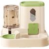 Zqkimzi Distributore automatico di cibo per gatti, distributore di acqua per animali domestici, distributore automatico di acqua, 25 x 22 x 20 cm, dispenser per cibo e abbeveratoio in set per gatti, cani