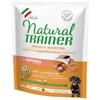 Generico Natural Trainer Cane Adult Small/Mini Sensitive Salmone 800gr, alimento secco completo per cani adulti di taglia piccola, gusto SALMONE, monoproteico,confezione da 800 grammi.