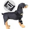 SMALLLEE_LUCKY_STORE - Tutore per la spalla del cane, con strisce riflettenti, protezione per gomito per articolazioni carpali, slogature, artrite, recupero del dolore, in neoprene, M,nero