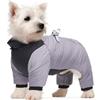 UOSIA Cappotto invernale per cani Giacca calda per cani a quattro zampe Tuta da neve per cani impermeabile per tutto il corpo Giacche da neve per cuccioli