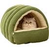 Generico LettoPer Gatti Chiuso - Cuccette Morbide Gattis Con Cuscinos Rimovibile, Cuccia Grotta Per Gattis, Cuccette Morbide Da Interno Gattini, Per Piccoli Animali Domestici, Gatti, Gattini E Cuccioli Di Cane
