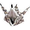 GENERIC Piccola gabbia per animali domestici, amaca, letto a castello per zucchero, gabbia per porcellini d'India, accessori per la biancheria da letto, calda amaca per pappagalli, furetti, scoiattoli