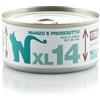 Generico Natural Code XL Gatto Cibo Umido Manzo Prosciutto. 12 LATTINE DA 170g CADAUNO