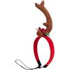 Generic Cerchietto con corna di renna per cani, cerchietto natalizio con corna di renna, con fascia elastica regolabile, per gatti e cuccioli