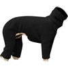 Generic Tuta termica per cani a 4 zampe, a collo alto, con copertura completa, in morbido tessuto elasticizzato, per interni ed esterni, protezione dal freddo
