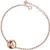 PERIMADE Braccialetto con medaglione fotografico personalizzato con immagine all'interno, braccialetto con ciondolo a forma di stella, in argento Sterling 925, con zirconia cubica, regalo