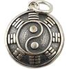 ForFox Ciondolo Yin Yang Tai Chi Cinese piccolo in argento sterling 925 per donna