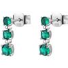 Brosway Orecchini Donna, Orecchini Pendenti in Argento e Life Green | Collezione FANCY - FLG133