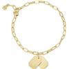 Breil, Bracciale Collezione Private Code, Catena in Acciaio Lucido con Piastrine Personalizzabili in Acciaio Lucido, Chiusura a Moschettone Regolabile con Lunghezza Massima di 21 cm