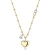 Brosway Collana Donna in Acciaio e Cristalli con Simbolo Cuore | Collezione Chakra - BHKLE04