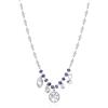 Brosway Collana Donna, Collana in Acciaio e Cristalli/pietre Naturali con Simbolo Albero Della Vita | Collezione Chakra - BHKN085