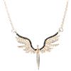 Generic Accessori per ragazze Ciondolo angelo custode in argento sterling 925, collane con ciondolo ali per gioielli da donna - Collana, Collana per ragazze,