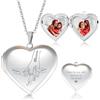 Easycosy Collana Con Foto Personalizzata, Ciondolo a Cuore Personalizzato, Collane con Foto Personalizzata per Donna, Idee Regalo 2026 per Amica, Lei, Bambina, Coppia, Catena da 50 cm