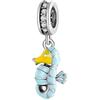 LES FOLIES DI PAOLA GRIECO Charm Cavalluccio Marino Gambero Oceano Mare Spiaggia Pescatore ciondolo pendente in argento 925 - Les Folies per Pandora