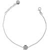 Rue des Mille Bracciale Donna Argento 925 Soggetto Centrale Bombato Quadrifoglio | Bracciale Argento 925 Donna | Braccialetti Donna Argento Con Una Potente Carica Sentimentale