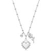 Brosway Collana Donna, Collana Lunga in Acciaio e Cristalli con Simbolo Cuore | Collezione Chakra - BHKN181