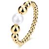 Brosway Anello Donna in Acciaio e Perle | Collezione Perfect - BPC35E