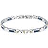 Maserati Bracciale Uomo in Acciaio, Ceramica, PVD Oro Giallo, Collezione Ceramic - JM423ATZ31