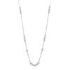 Brosway Collana Donna, Collana Lunga in Acciaio e Cristalli | Collezione Affinity - BFF154
