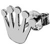 Cavaliere Gioielli Orecchino Corona Argento 925 MADE IN ITALY Uomo Donna Mono