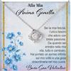 Bramart Collana Donna Anima Gemella Idea regalo per lei Finitura in Argento, Oro Gioiello Anniversario matrimonio Idee Regali San Valentino - Cofanetto con DEDICA incluso (Anima Gemella - San Valentino)