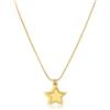 Sagapo Collana Acciaio316l Gold con Stella SSG08
