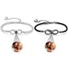kaululu Bracciale con Proiezione Foto Personalizzata per Coppia Bracciale con Incisione con Foto Interno per Donne Uomini Amici Bracciale Amicizia Regali Gioielli