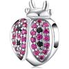 LES FOLIES DI PAOLA GRIECO Charm Coccinella Portafortuna Fortuna in argento 925 - Les Folies per Pandora