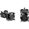 BLUESPIRIT Orecchini da uomo, Collezione B-CLASSIC, in argento 925 rutenio, zirconi, Idee Regalo - P.28C901000200