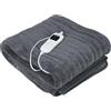 Zilan Coperta elettrica con spegnimento automatico, coperta, XXL, 180 x 160 cm, timer, lavabile a 40°, 9 livelli di temperatura, telecomando, coperta termica, coperta termica, coperta termica, coperta