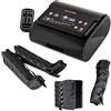 Dinamicamed ® Premium 6.0 Pressoterapia Linfodrenaggio Professionale Digitale Compact, Pressoterapia per Casa con 6 Programmi, Massaggio Linfodrenante 6 Camere Gambali XL, Fascia Addome e 2 Bracciali