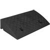 predolo Rampa di soglia antiscivolo multifunzionale per uso interno, robusta rampa di marciapiede, di accesso stradale per auto, biciclette, tosaerba, Altezza 11 Cm