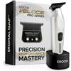Cocco Veloce Pro Trimmer Pearl White - tagliacapelli rifinitore | Motore BLDC brushless ad alta coppia, senza fili, design interamente in metallo, batteria agli ioni di litio