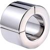 AAKOMA Anello magnetico per pene in acciaio inossidabile Anello per pene maschile per erezione Giocattoli sessuali maschili Spessore argento 40 mm