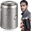 Vopetroy Sopami - Sopami Mini Shaver, Sopami Mini Electric Shavers for Men, Sopami Shaver, Sopami Mini Electric Razor, Portable USB Rechargeable Waterproof Electric Razor for Men (Silver)