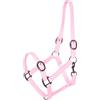 Imperial Riding Cavezza IRH Super Proof Glossy, Cavezza in Nylon Impermeabile e antimacchia con Finitura Lucida, Design Robusto con Sedile Regolabile e moschettone, Rosa Chiaro, COB