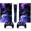 LNMLRBXEXZ Compatibile Con Adesivi Skin Per PS5 Slim Skin Disc Edition & Per Digital Console Controller Vinyl Cover Skins Wraps Scratch Resistant Compatible 93161 Avvolgimento(Disc Version)