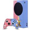 Head Case Designs Licenza Ufficiale Peanuts Snoopy & Charlie Brown Grafiche personaggio Pacchetto Console Da Gioco Wrap E Pelle Per Controller Compatibile con Xbox Series S Console & Controller Bundle