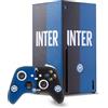 Head Case Designs Licenza Ufficiale Inter Milan Inter Milan Logo Distintivo Pacchetto Console Da Gioco Wrap E Pelle Per Controller Compatibile con Xbox Series X