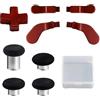 LiXiongBao 9 in 1 Elite Series 2 Core controller paddle per Xbox Elite Series 2 Core, kit di accessori magnetici per riparazione controller Xbox Elite 2 Core con 4 joystick, 4 pagaie, 1 D-pad standard (rosso)